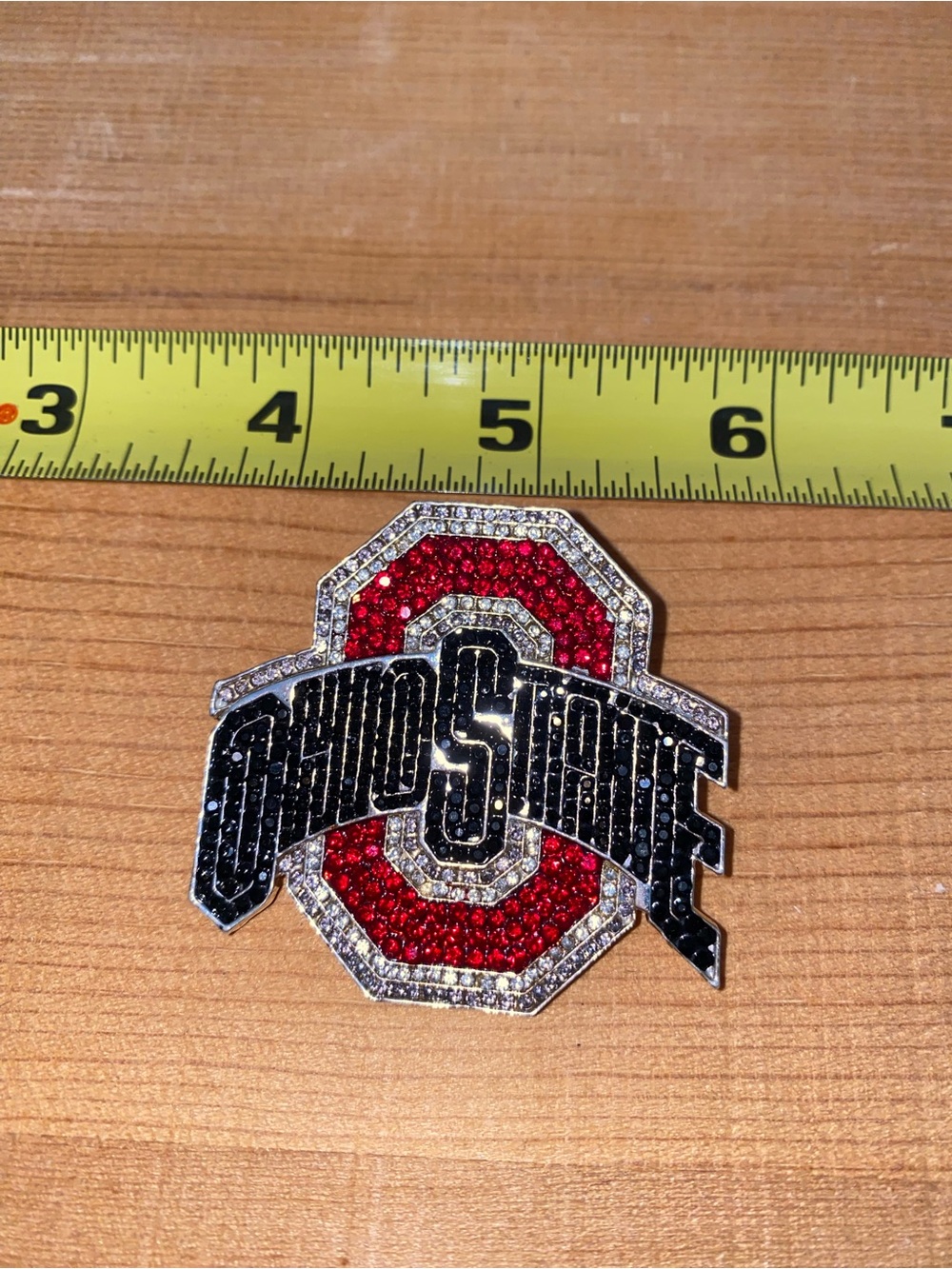 Ohio State bedazzled pin